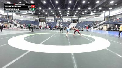 149 lbs 5th Place Match - Yaveion Freeman, Cumberlands (Ky.) vs Tommy Johnson, The Citadel