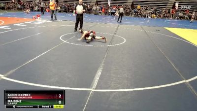 65 lbs Cons. Round 1 - Ira Benz, Elk River vs Aiden Schmitz, W-K (Wabasha/Kellogg)