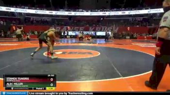 2 lbs Cons. Round 1 - Alec Miller, Darien (Hinsdale South) vs Stamos Tsakiris, Deerfield (H.S.)