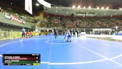 56 lbs Cons. Round 2 - Aythan Juarez, TUF California Wrestling Academy vs Smith Howard, California