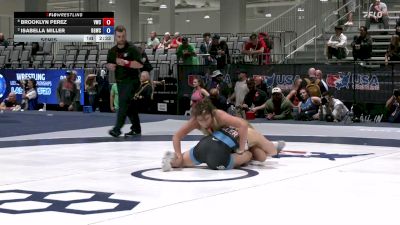 135 lbs Semis - Brooklyn Perez, Valiant Wrestling Club vs Isabella Miller, Big Game Wrestling Club