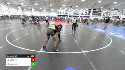 120 lbs Consi Of 8 #2 - Grace Lang, Bedford NH vs Ibriani Fargas, Beat The Streets PVD