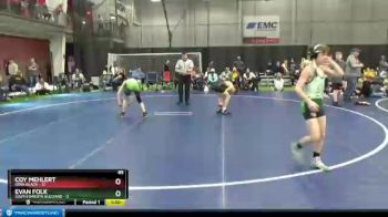 85 lbs Round 3 (6 Team) - Coy Mehlert, Iowa Black vs Evan Folk, South Dakota Blizzard