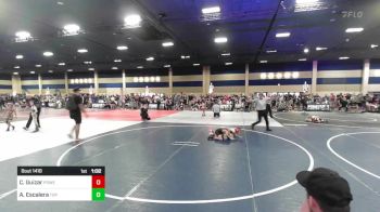 74 lbs Quarterfinal - Camiel Guizar, Powerline Wrestling vs Angel Escalera, Top Notch WC