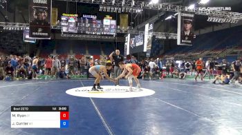 138 lbs Cons 8 #1 - Matthew Ryan, Connecticut vs Jackson Currier, Montana