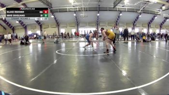 141 lbs Champ. Round 2 - Blake Reihner, Unattached vs Mike Giugliano, Bloomsburg Unattached