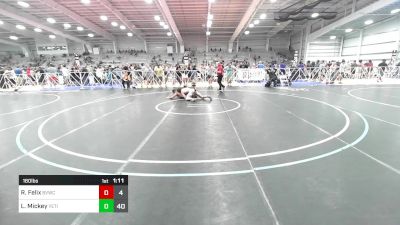 160 lbs Rr Rnd 2 - Raiden Felix, Buffalo Valley Wrestling Club White vs Logan Mickey, Yeti: Special Forces