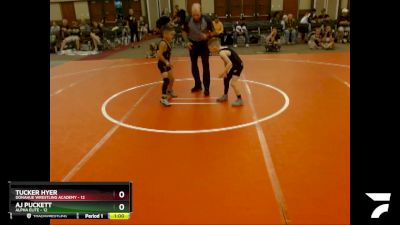 50 lbs Finals (8 Team) - Tucker Hyer, Donahue Wrestling Academy vs AJ Puckett, Alpha Elite