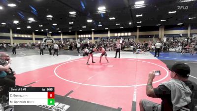 156 lbs Consi Of 8 #2 - Carlos Gomez, Chain Gang WC vs Max Gonzalez III, Red Wave WC