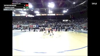 140 lbs Cons. Round 4 - Bianca Cluff, Wasatch vs Raylee Reynolds, Post Falls