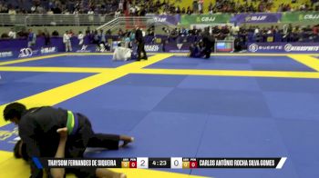 Carlos Antônio Rocha Silva Gomes vs Thaysom Fernandes De Siqueira 2025 Brasileiro Jiu-Jitsu IBJJF