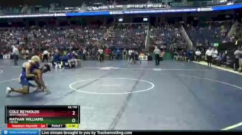 3 lbs Quarterfinal - Cole Reynolds, West Carteret vs Nathan Williams, Triton