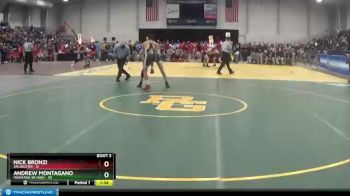 138 lbs Round 3 (3 Team) - Andrew Montagano, Wantagh Sr High vs Nick Bronzi, Arlington