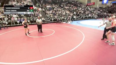 5A 157 lbs Semifinal - Jaxon Sorenson, Spanish Fork vs Isaac Grieve, Highland