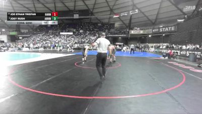 Boys 4A 150 lbs Cons. Semi - Joe Ethan Tristan, Kamiakin vs Joey Rush, Auburn