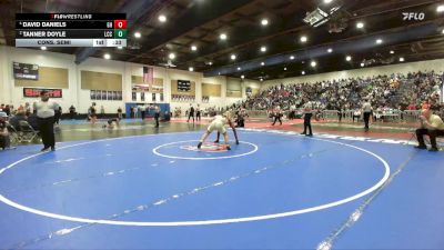 165 Boys Cons. Semi - Tanner Doyle, La Costa Canyon vs David Daniels, Granite Hills