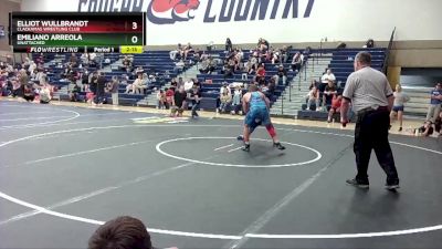 143-148 lbs Round 4 - Elliot Wullbrandt, Clackamas Wrestling Club vs Emiliano Arreola, Unattached