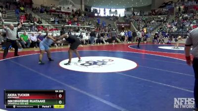 6A 235 lbs Semifinal - Nikobwebwe Ruataake, Springdale Har-Ber vs Akira Tucker, Southwest