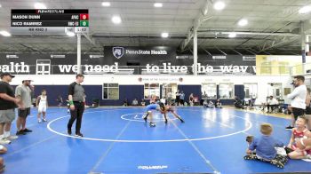 82 lbs Rr Rnd 3 - Mason Dunn, Apache - K6 vs Nico Ramirez, Ruthless - K6