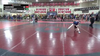 70 lbs Champ. Round 2 - Braylon Tibbett, Chippewa Elite vs Calvin Kirby, Bemidji