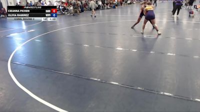 131 lbs Cons. Round 2 - Cieanna Ficken, Hawkeye Community College vs Olivia Ramirez, Wisconsin Stevens Point