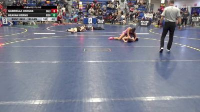 125 lbs Consy 4 - Gabriella Vargas, Baldwin vs Heavan Kerns, Redbank WC