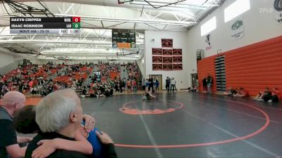 75-78 lbs Round 3 - Daxyn Crippen, Worland Middle School vs Isaac Robinson, Lander Middle School
