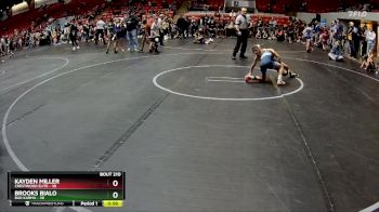 64 lbs Quarterfinal - Kayden Miller, Crestwood Elite vs Brooks Bialo, Bad Karma