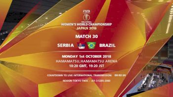 SRB vs BRA | 2018 FIVB Womens World Championships