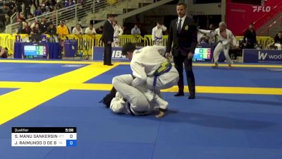 ISAAC MANU SANKERSINGH vs JOHAN RAIMUNDO D DE BUCK 2024 World Jiu-Jitsu IBJJF Championship