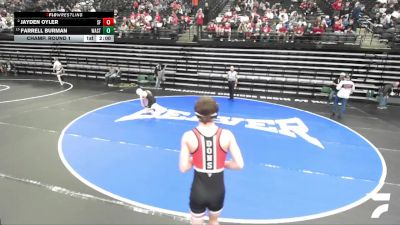 5A 120 lbs Champ. Round 1 - Farrell Burman, Wasatch vs Jayden Oyler, Spanish Fork