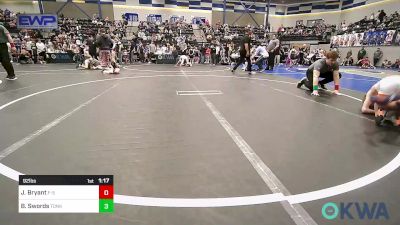 92 lbs Semifinal - Jagger Bryant, F-5 Grappling vs Bodie Swords, Tonkawa Takedown Club