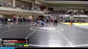 105 lbs Semis (4 Team) - Adam DeVlaeminck, Minneota vs Dalton Wilson, LSH (LeSueur/Henderson)