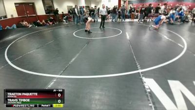 165 lbs Quarterfinal - Traeton Paquette, Douglas vs Travis Timboe, Jackson Hole