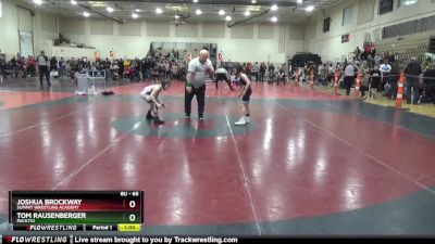 65 lbs Semifinal - Joshua Brockway, Summit Wrestling Academy vs Tom Rausenberger, PACK732