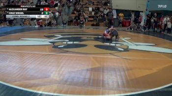 75 lbs Cons. Round 2 - Alexander Ray, American Outlaws Wrestling vs Cruz Wiegel, DC Elite
