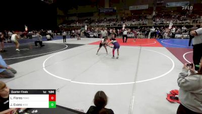 101 lbs Quarterfinal - Leticia Flores, Pomona Elite vs Jalissa Evans, Widefield WC