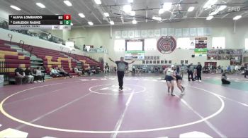 105 lbs Cons. Semi - Carleigh Radke, LaGrande vs Alivia Lombardo, Middleton