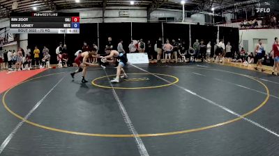 70 kg Cons. Round 1 - Rin Zoot, California vs Mike Loney, Warrior Regional Training Center