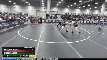 144 lbs Cons. Round 3 - Kyleigh James, IA vs Makenna Howell, OK