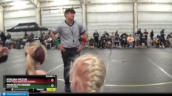43 lbs Round 3 - Marcelyn Keiser, Mat Psychos vs Ataliah McCue, Beast Mode Wrestling Academy