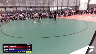 105 lbs Quarterfinal - Kierstyn Azure, OR vs Olivia Griffin, WA