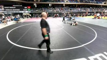 5A 185 lbs Cons. Round 1 - Angelica Martinez, Pharr-San Juan-Alamo Southwest vs Violet Winkley, Anna