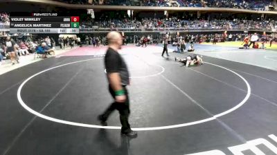 5A 185 lbs Cons. Round 1 - Angelica Martinez, Pharr-San Juan-Alamo Southwest vs Violet Winkley, Anna