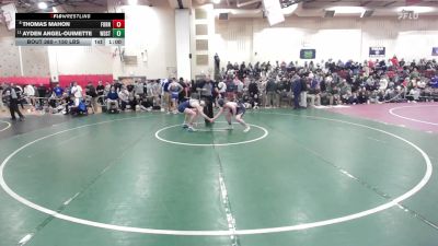 150 lbs Consi Of 4 - Thomas Mahon, Foran vs Ayden Angel-Ouimette, Woodstock Academy