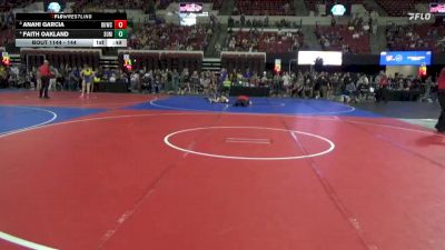 144 lbs 5th Place Match - Faith Oakland, Oakland vs Anahi Garcia, Moses Lake Wrestling Club