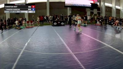 132 lbs Cons. Round 2 - Christian May, Colorado vs Hunter Duncan, Washington