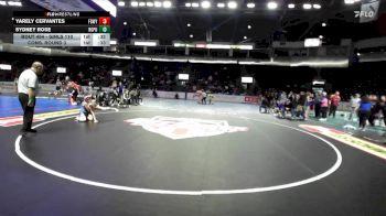 Girls 110 lbs Cons. Round 3 - Yarely Cervantes, Federal Way (Girls) vs Sydney Rose, Rogers (Puyallup) (Girls)