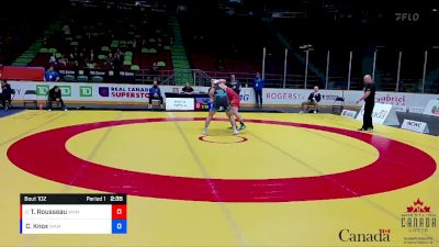 97kg Quarterfinal - Thomas Rousseau, Edmonton WC vs Callum Knox, Brock WC