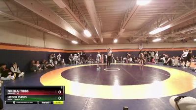 81 lbs 2nd Wrestleback (16 Team) - Nikolai Tibbs, Ravage vs Heber Davis, Iron County